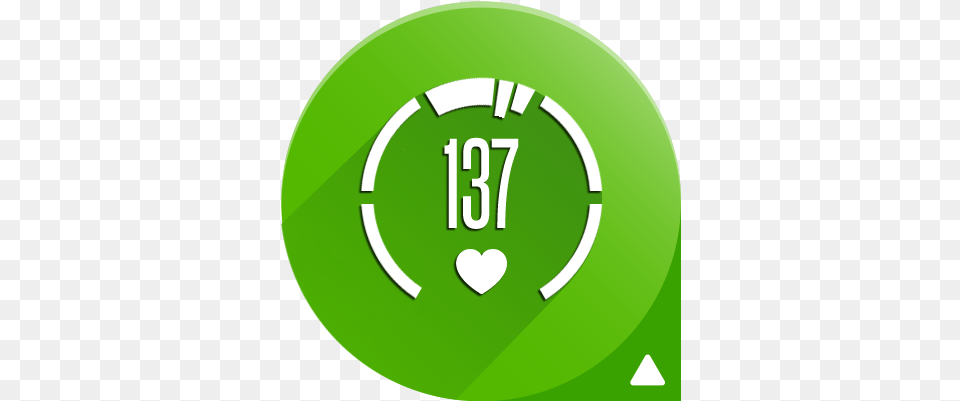 Visual Hr Zones Garmin Data Field Heart Rate Zone, Green, Recycling Symbol, Symbol, Disk Png Image