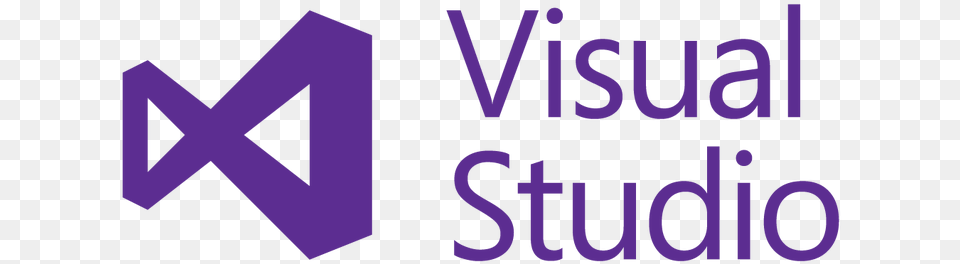 Visual Studio Logo, Purple, Text Png Image