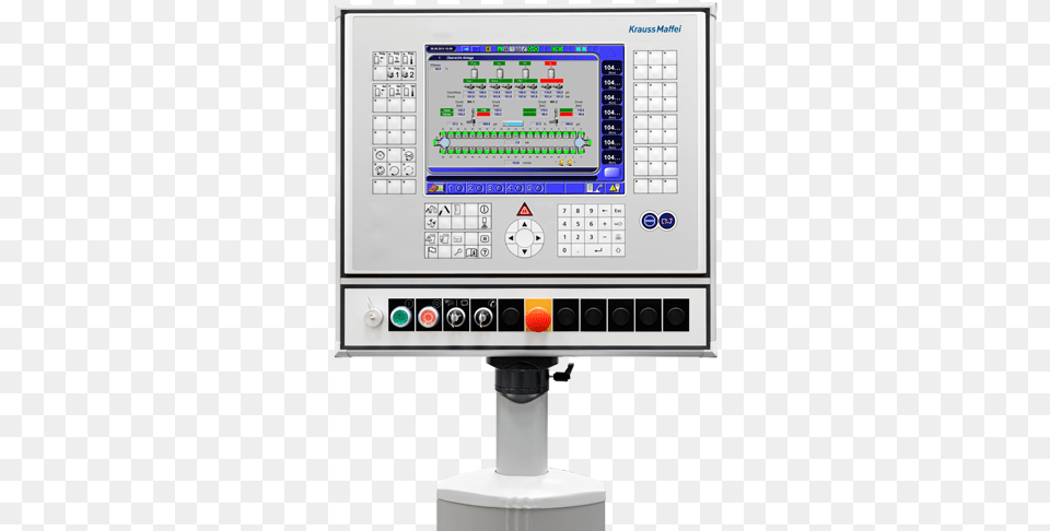 Visualization Puc08 Control Panel Krauss Maffei Control Panel, Computer Hardware, Electronics, Hardware, Monitor Free Png