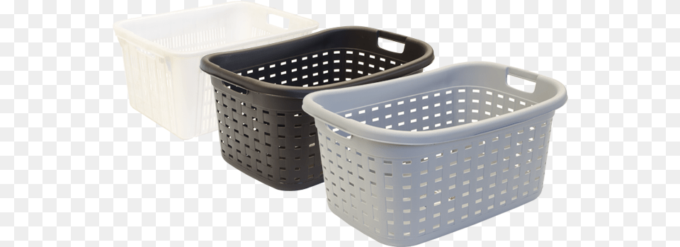 Visually Appealing The Wicker Pattern Allows For Ventilation Laundry Basket S, Plastic, Crib, Furniture, Infant Bed Free Png