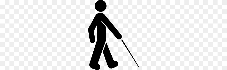 Visually Impaired Symbol Clip Art, Person, Walking, Silhouette, Stencil Png