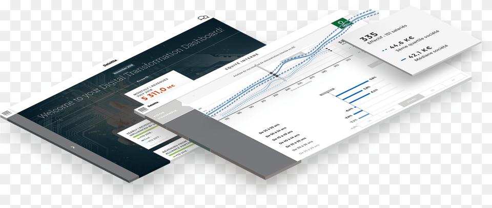 Visuel Interface Deloitte Plan, Computer, Electronics, Business Card, Paper Free Png Download