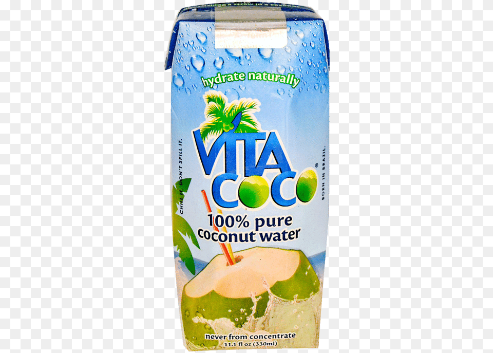 Vita Coco Pure Coconut Water Vita Coco 100 Coconut Water, Beverage, Juice, Food, Fruit Free Png Download