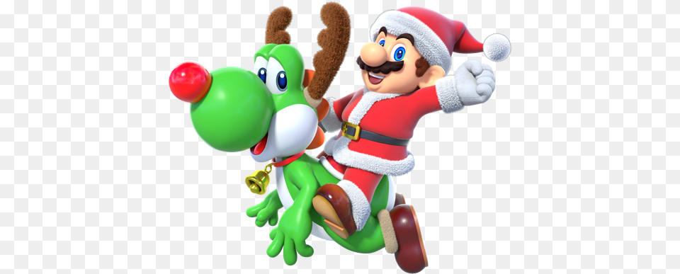 Vita James Montagna Love This Render That Mario And Yoshi Christmas, Game, Super Mario, Baby, Person Png