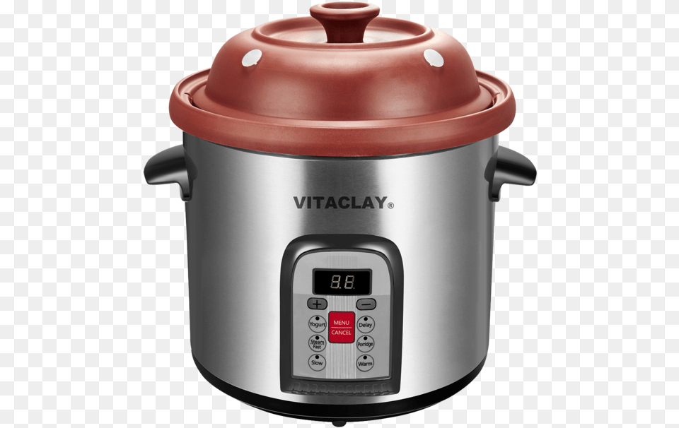 Vitaclay Smart Organic Clay Stock Pot And Multi Crocks Vitaclay Slow Cooker, Appliance, Device, Electrical Device, Slow Cooker Free Png Download