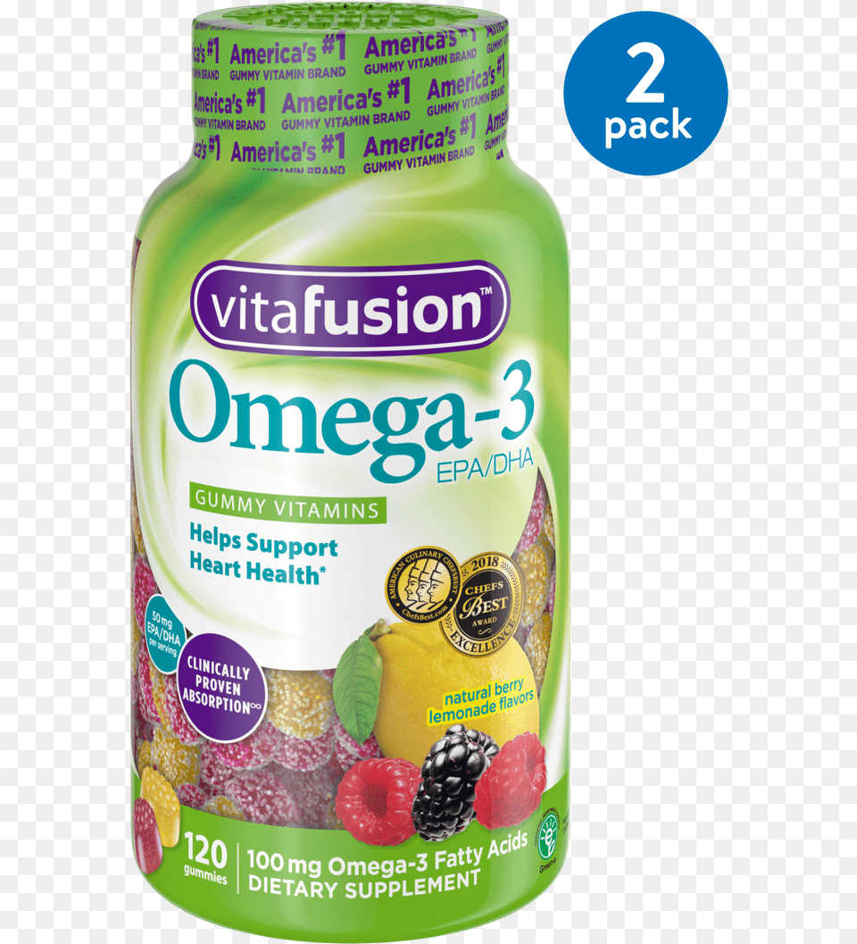 Vitafusion Omega 3 Gummy Vitamins Berry Lemonade, Raspberry, Produce, Food, Fruit Free Transparent Png