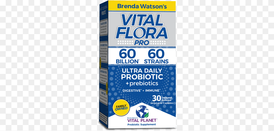 Vital Flora Ultra Daily Probiotic Brenda Watson Vital Flora, Advertisement, Poster Free Png