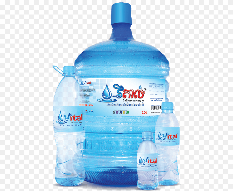 Vital Premium Water Bottle Of, Beverage, Mineral Water, Water Bottle Free Transparent Png