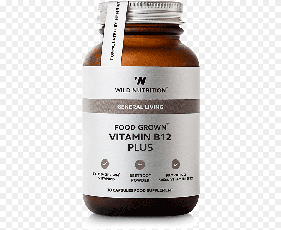 Vitamin B12 Plus Supplements Available At Press London Food Grown Magnesium, Herbal, Herbs, Plant, Bottle Png