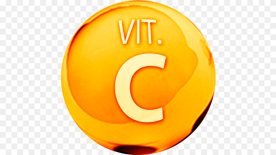 Vitamin C Logo Vitamin C, Number, Symbol, Text, Sphere Free Transparent Png