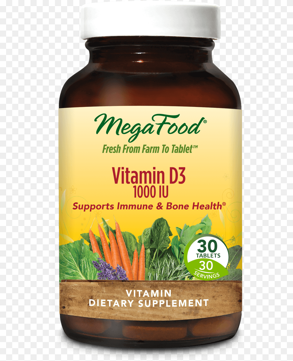Vitamin D 3 1000 Iu Megafood Women Over 40 One Daily Supplement 60 Tablets, Herbal, Herbs, Plant, Astragalus Png