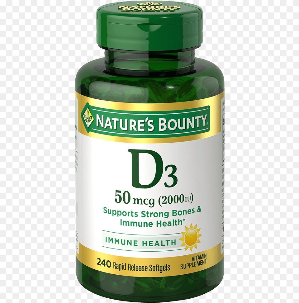 Vitamin D Nature39s Bounty Magnesium 400 Mg, Herbal, Herbs, Plant, Astragalus Free Png