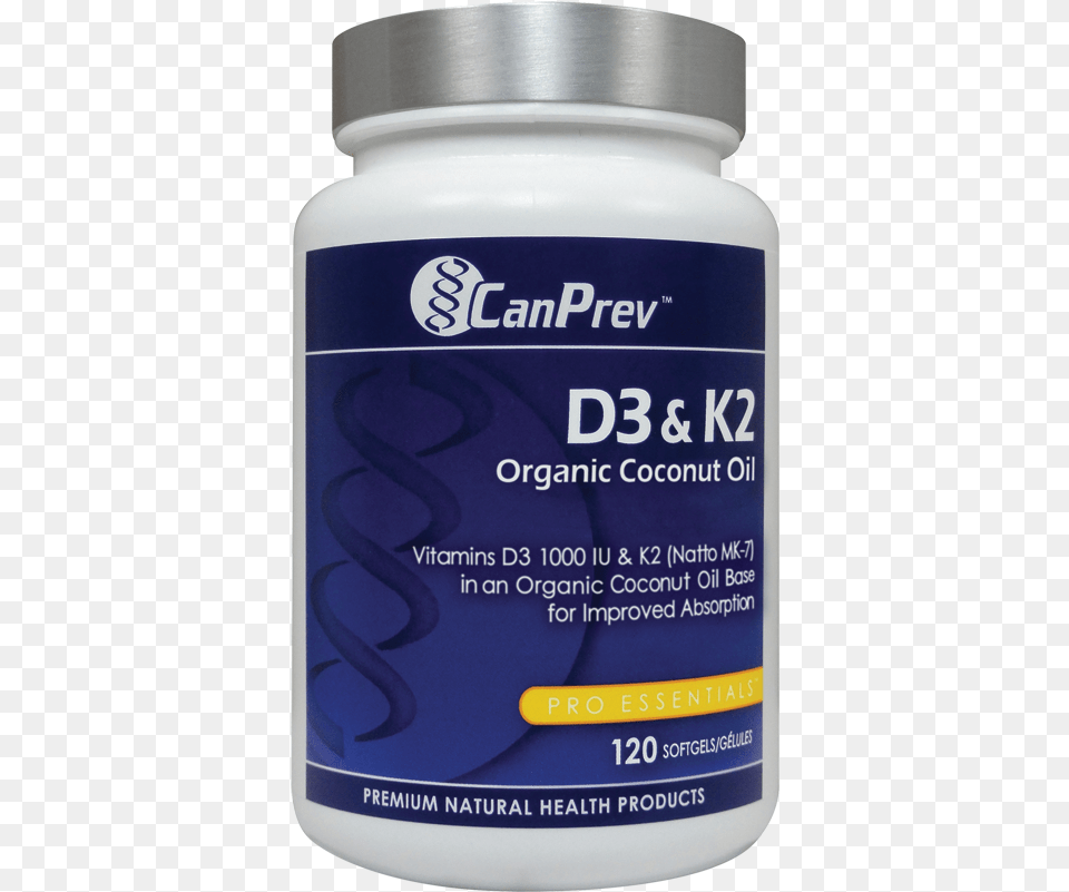 Vitamin D3 Amp K2 120 Capsules, Can, Tin, Bottle Free Transparent Png
