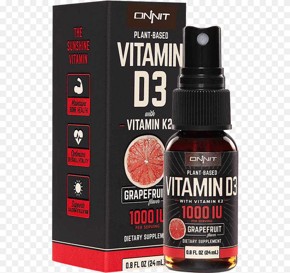 Vitamin D3 Spray With Vitamin K2 In Mct Oil Vitamin D3 Oil Spray, Citrus Fruit, Food, Fruit, Grapefruit Free Png
