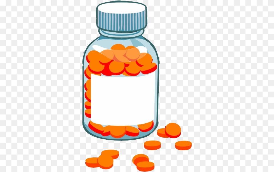 Vitamins Pill Bottle Clipart, Jar, Medication Free Png Download