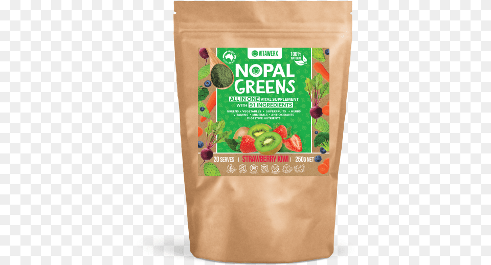 Vitawerx Nopal Greens Supplementsconz, Food, Fruit, Plant, Produce Free Png