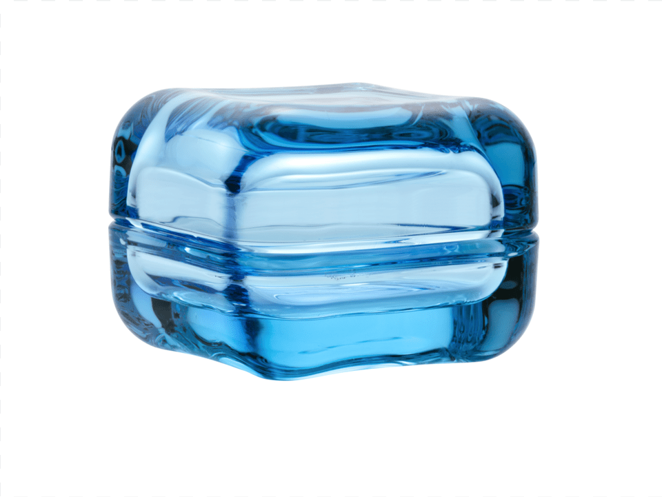 Vitriini Light Blue Glass Box Small Acacia, Ice, Jar, Pottery Png Image