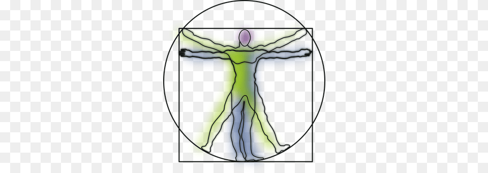 Vitruvian Man Cross, Symbol Free Png