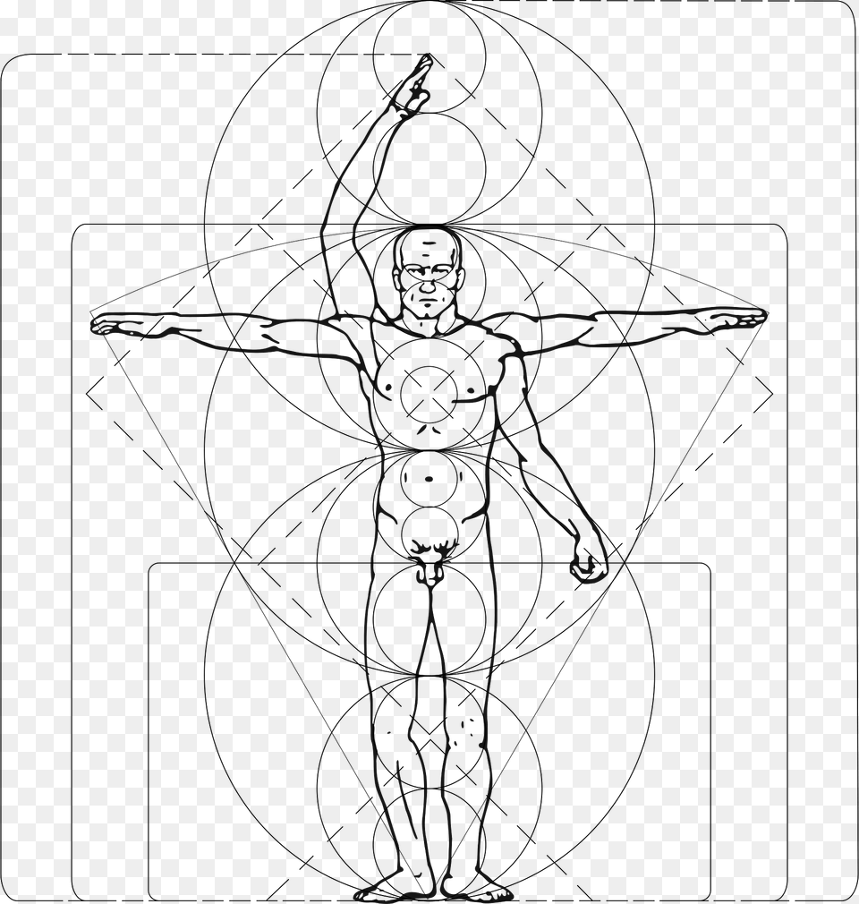 Vitruvian Man Clipart, Cross, Symbol, Person, Face Free Transparent Png