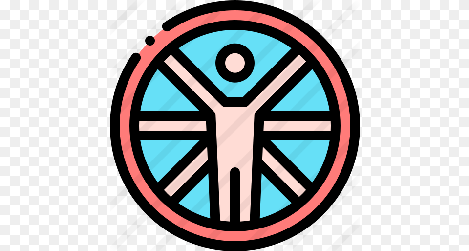 Vitruvian Man People Icons Car Wheel Outline, Machine, Symbol, Sign, Emblem Free Transparent Png