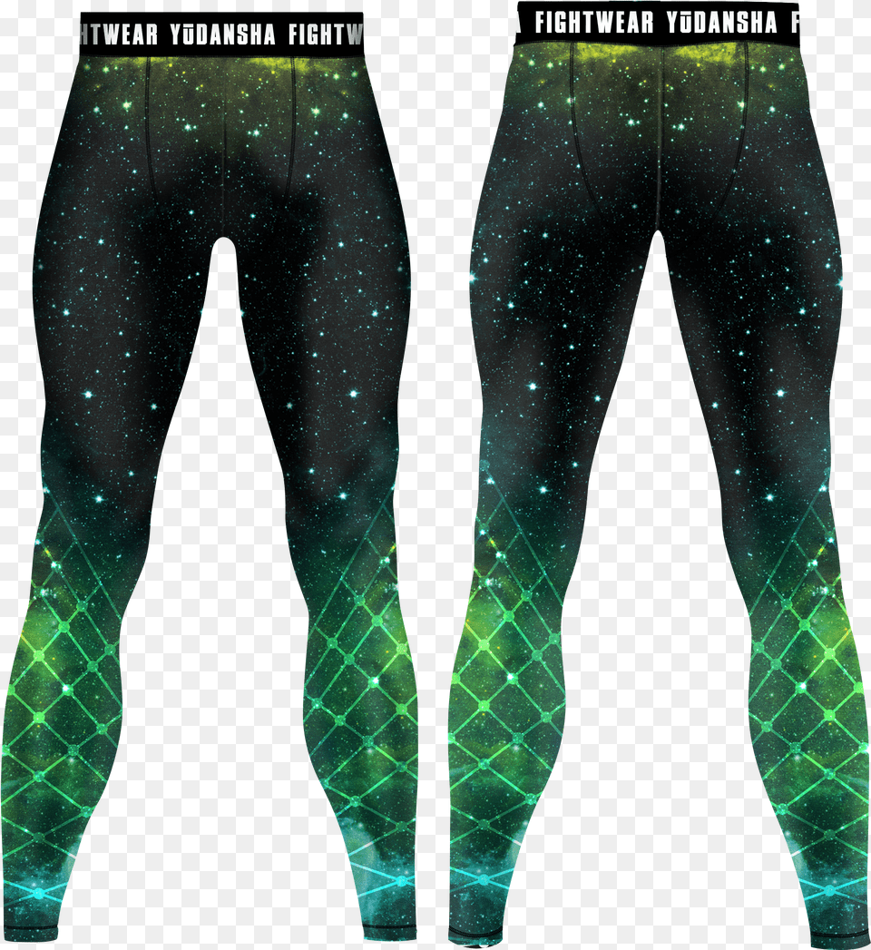 Vitruvian Man Galaxy Compression Pants Tights Png