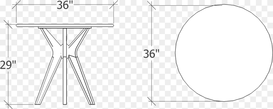 Vitruvio Round Table 36in 4220 Circle, Furniture, Astronomy, Outdoors, Night Png Image