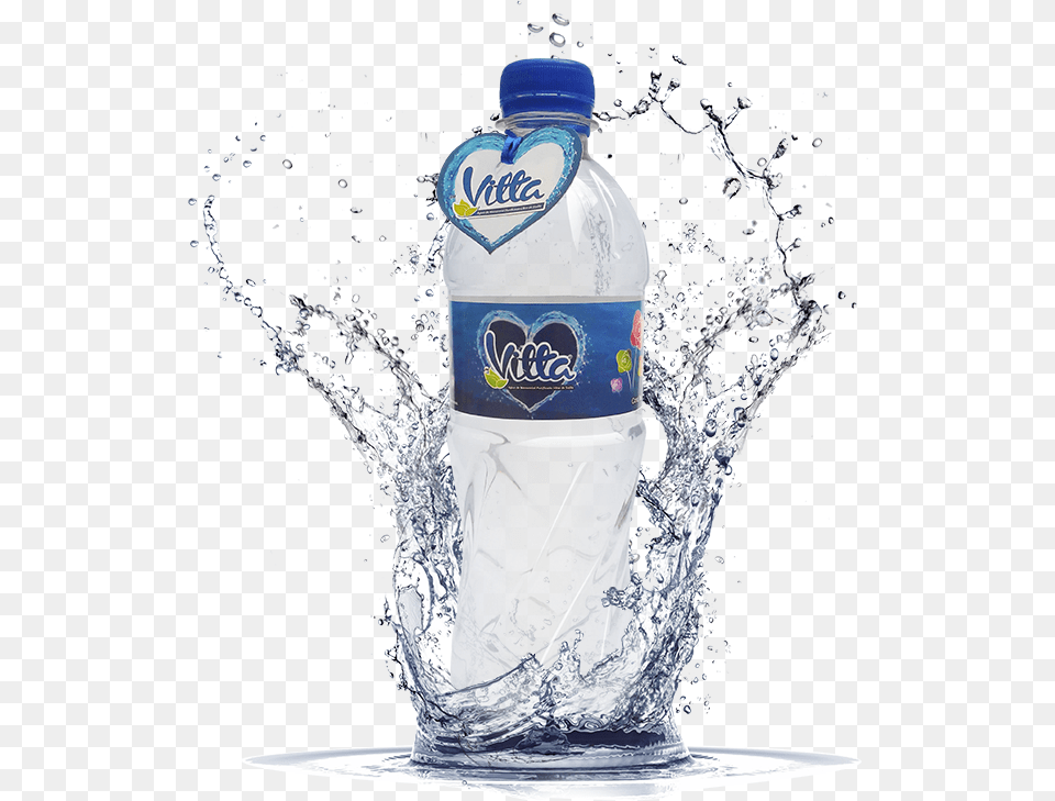Vitta 600ml Water Splash Clear, Beverage, Bottle, Mineral Water, Water Bottle Free Transparent Png