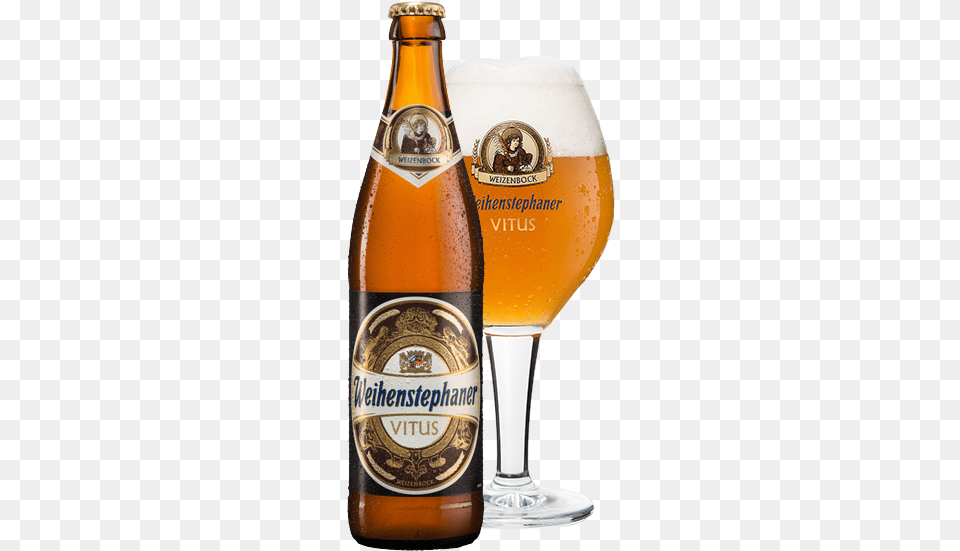 Vitus Weihenstephaner Beer Vitus, Alcohol, Beverage, Bottle, Lager Free Png Download