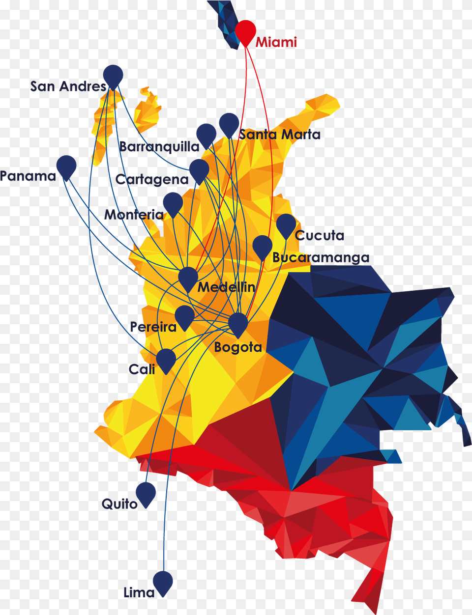 Viva Colombia Route Map Colombia Map, Art, Graphics, Person Png