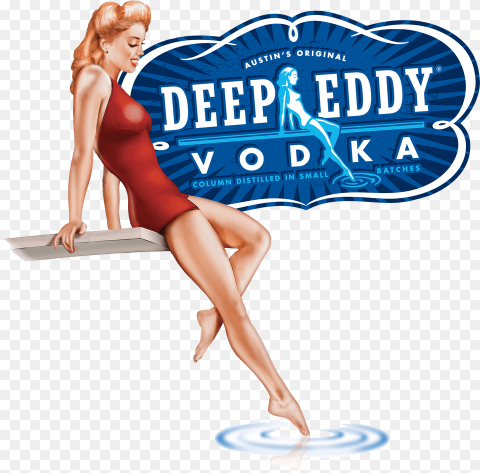 Viva East Pinup Contest Deep Eddy Vodka Logo, Adult, Female, Person, Woman Free Png Download