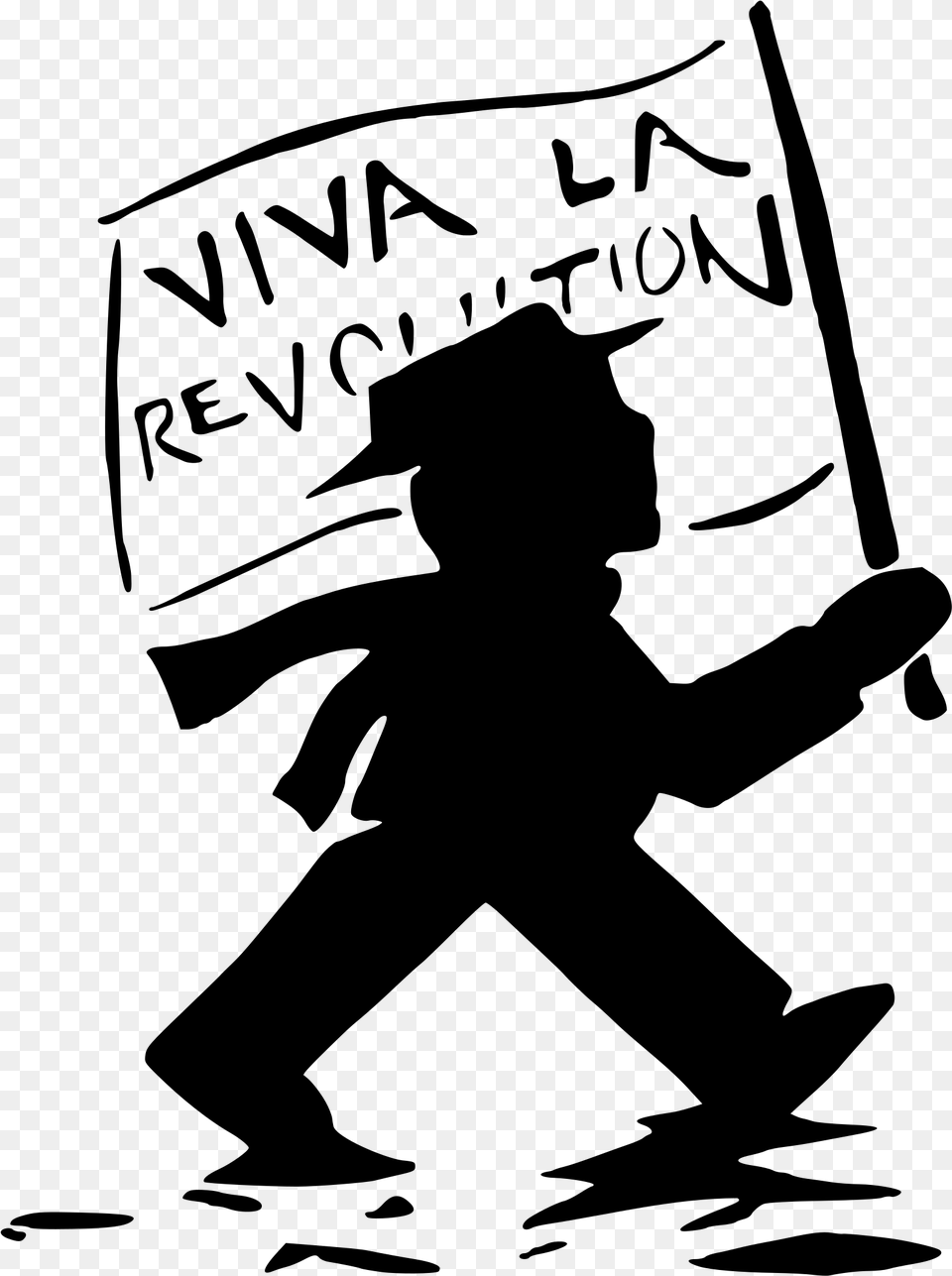 Viva La Revolution Viva La Revolution Clipart, Gray Png