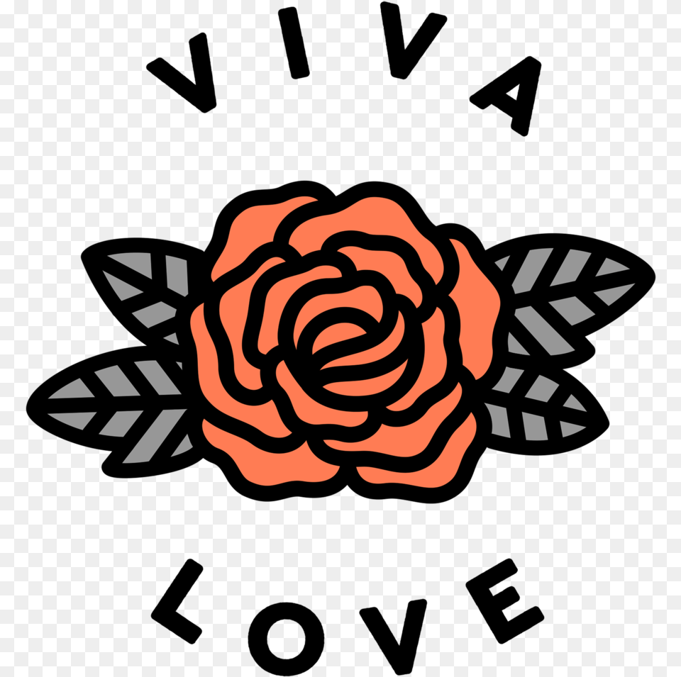 Viva Love Logo No Border, Flower, Plant, Rose, Art Free Png