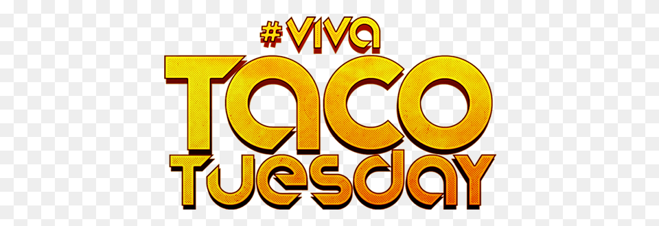 Viva Taco Tuesday, Gold, Number, Symbol, Text Free Png