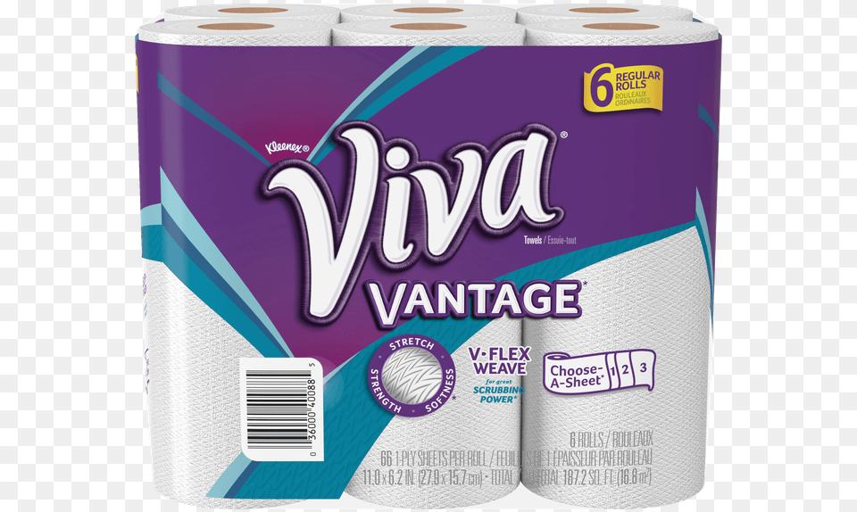 Viva Vantage Paper Towels 6 Rolls, Towel, Paper Towel, Tissue, Toilet Paper Free Png