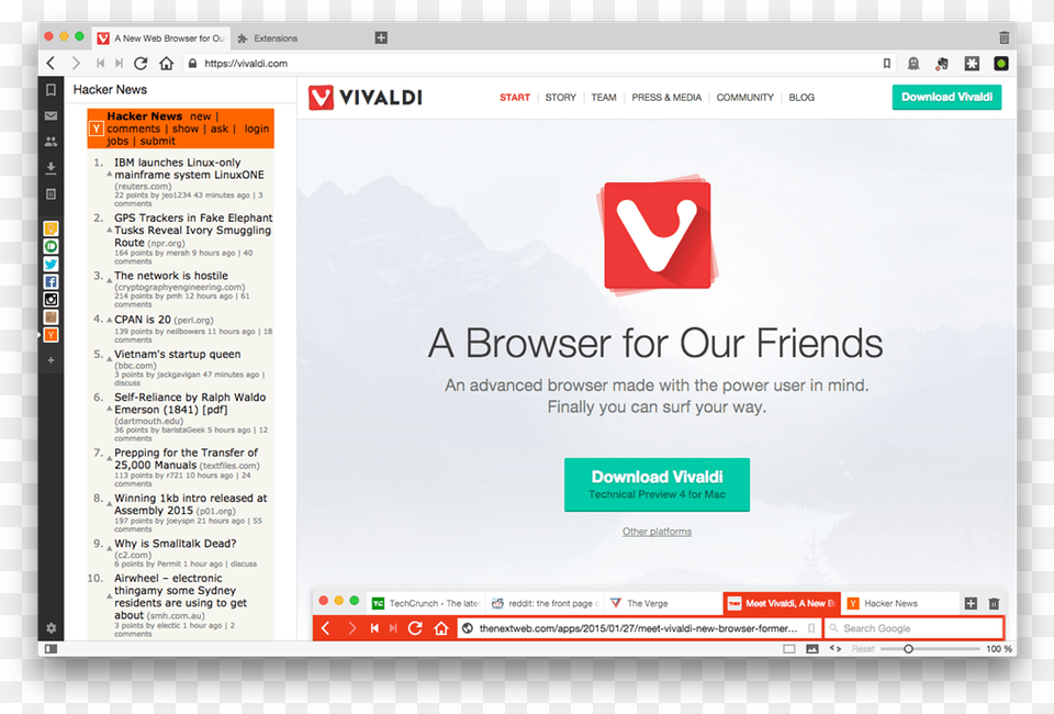 Vivaldi Web Panel, File, Webpage Png