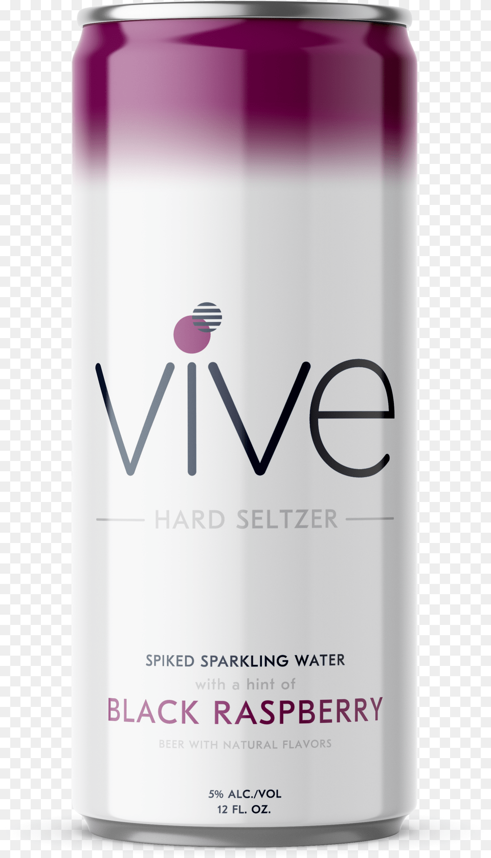 Vive Hard Seltzer Black Raspberry Can, Tin Png