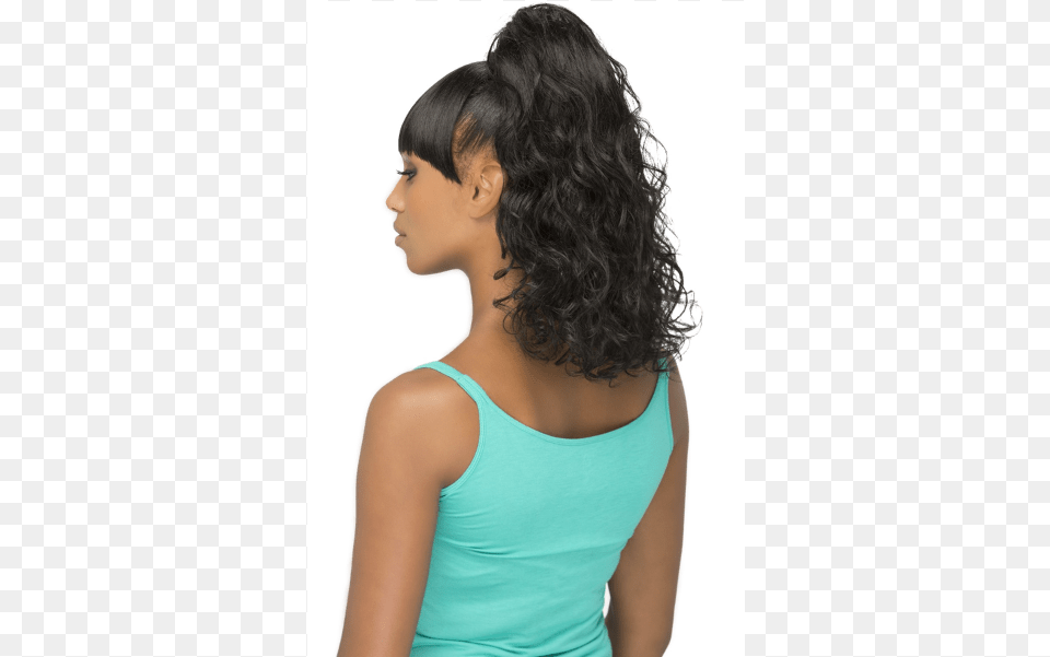 Vivica Fox Synthetic Drawstring Two In One Bang Amp Pony Lace Wig, Adult, Female, Person, Woman Free Transparent Png