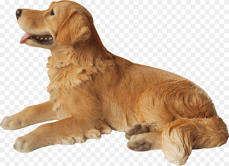 Vivid Arts Resin Lying Golden Retriever Transparent Golden Retriever Laying Down Free Png Download