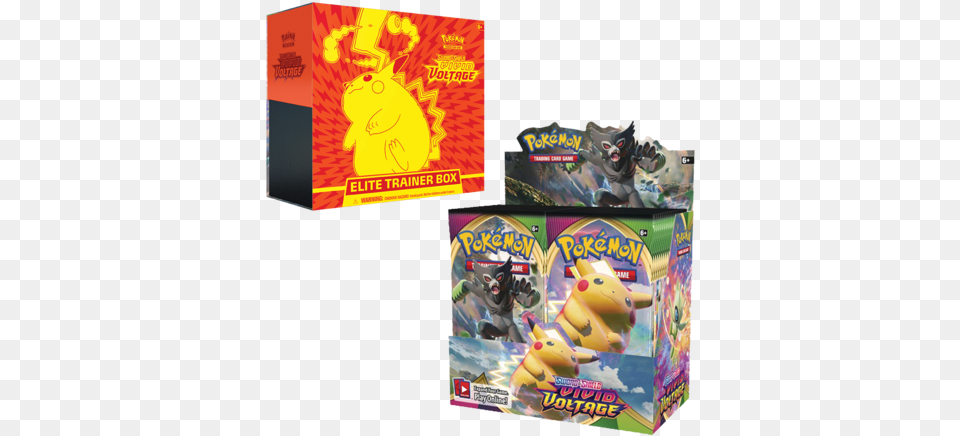 Vivid Voltage Box Elite Trainer Bundle Pokemon Vivid Voltage Booster Box Free Png Download