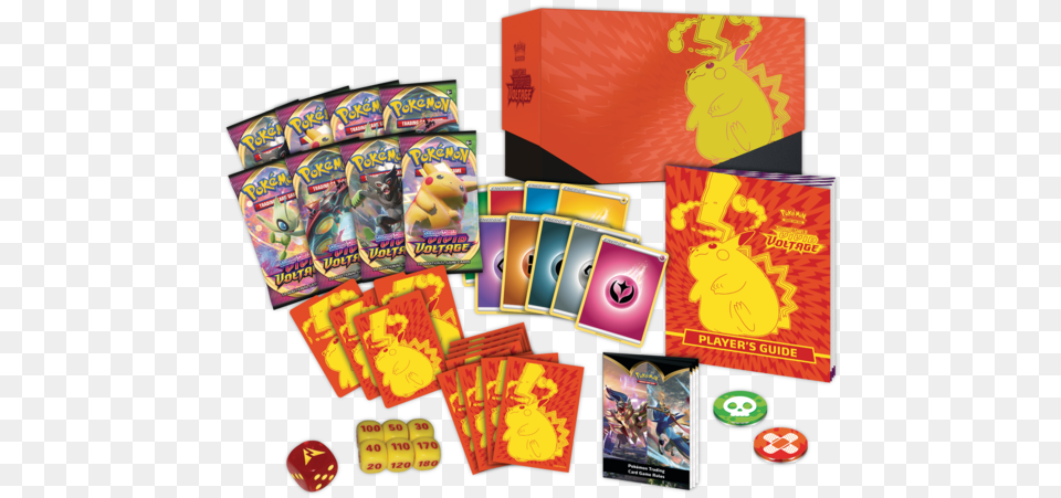 Vivid Voltage Elite Trainer Box Case Pokemon Elite Trainer Box Vivid Voltage, Advertisement, Poster, Book, Comics Free Png