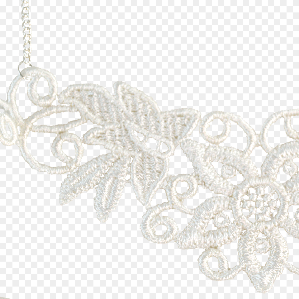 Vividbearfoot Lace Chain Barefoot Sandals White Foot, Accessories, Jewelry, Necklace Free Png Download