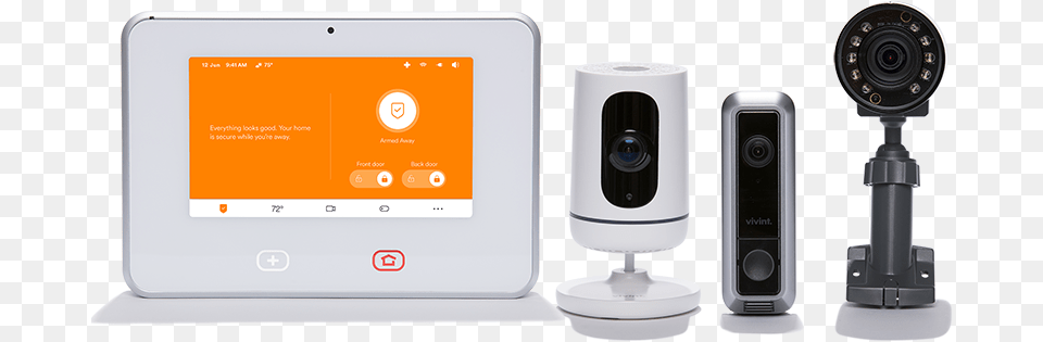 Vivint Smart Home Security Systems Vivint Home Security Features, Electronics, Mobile Phone, Phone, Camera Free Png