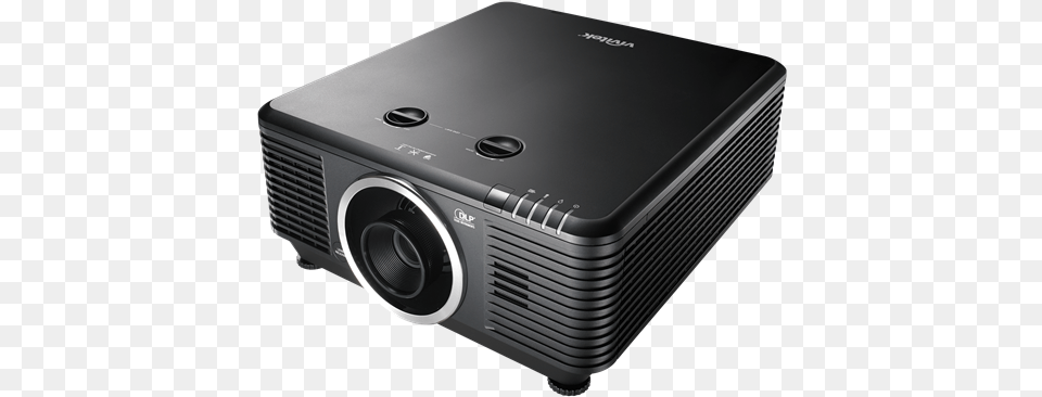 Vivitek Du7090z Bk Left Hero Vivitek, Electronics, Projector, Speaker Free Png Download