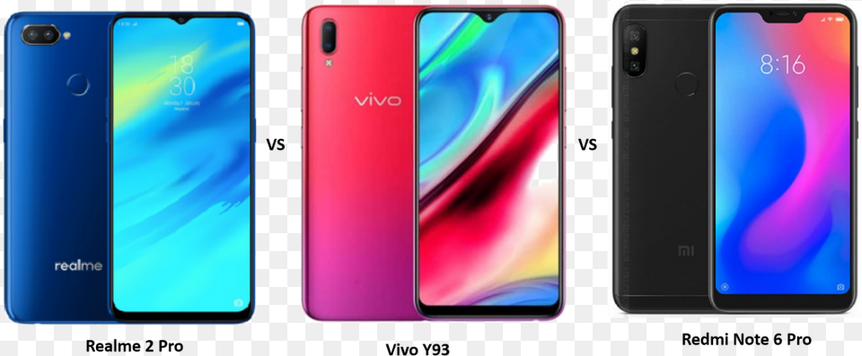 Vivo Y93 Vs Redmi Note, Electronics, Mobile Phone, Phone, Iphone Png Image