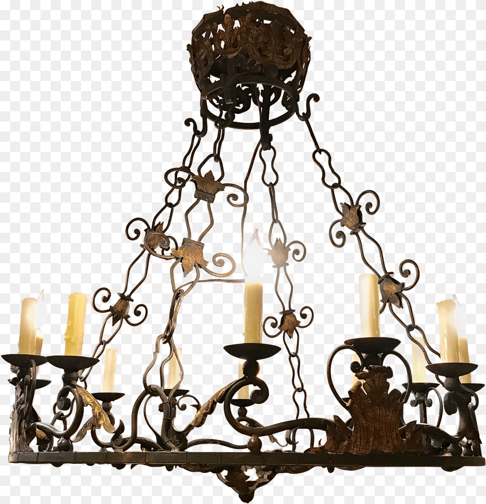 Viyet Designer Furniture Lighting Vintage Monumental Lighting, Bronze, Chandelier, Lamp Png
