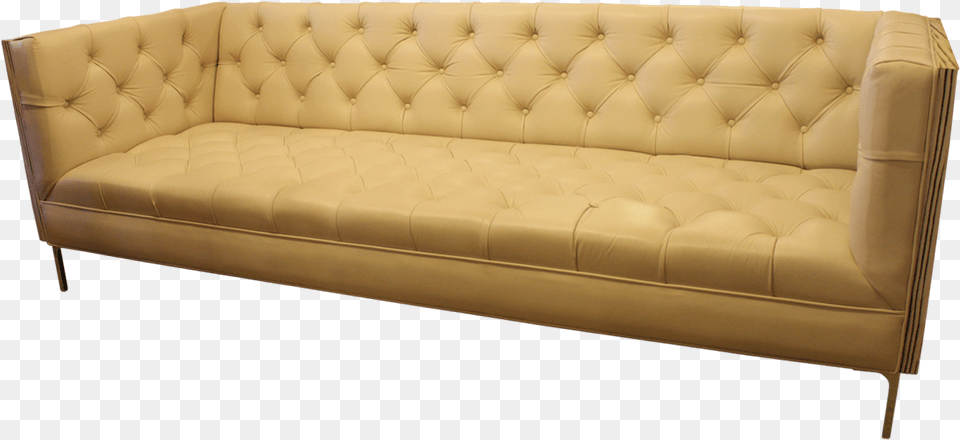 Viyet Designer Furniture Seating Modern Tufted Leather Studio Couch Free Png Download