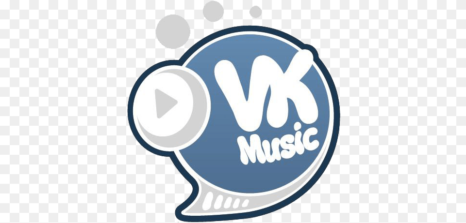 Vk Music Logo Circle, Sticker, Badge, Symbol, Disk Free Transparent Png