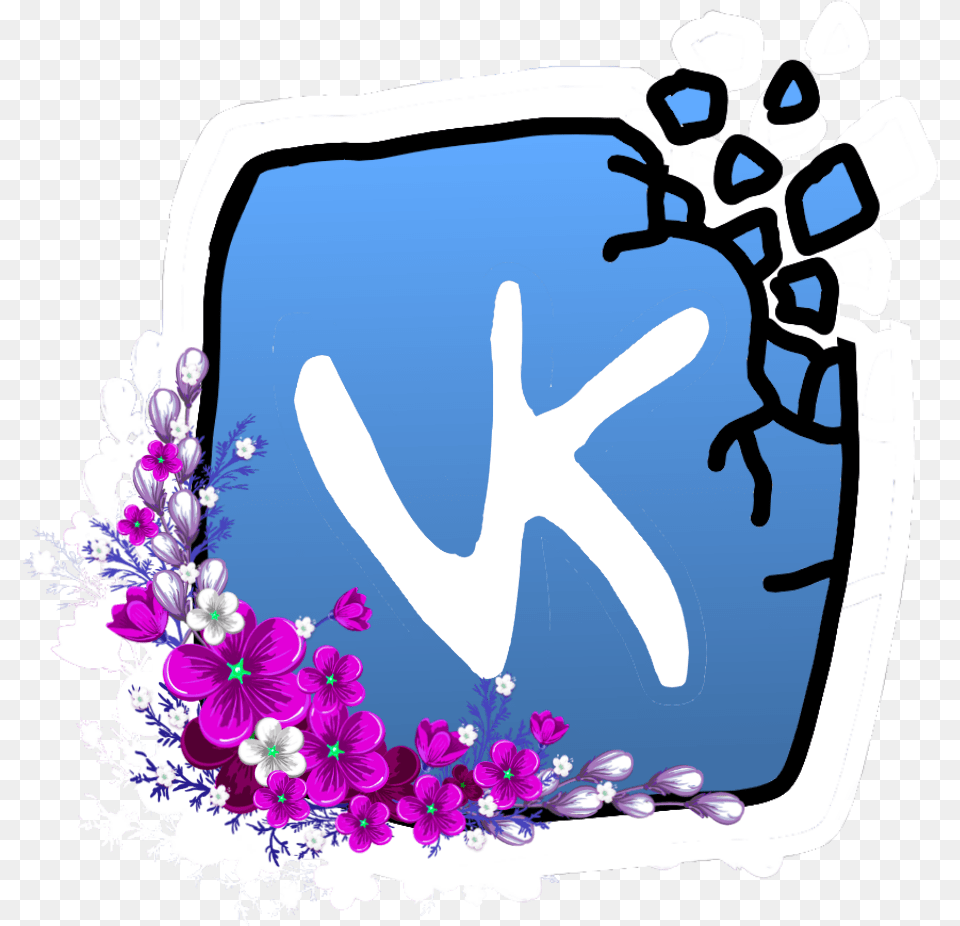 Vkontakte Vk Transparent Background Flowers Clipart, Art, Graphics, Plant, Flower Png Image