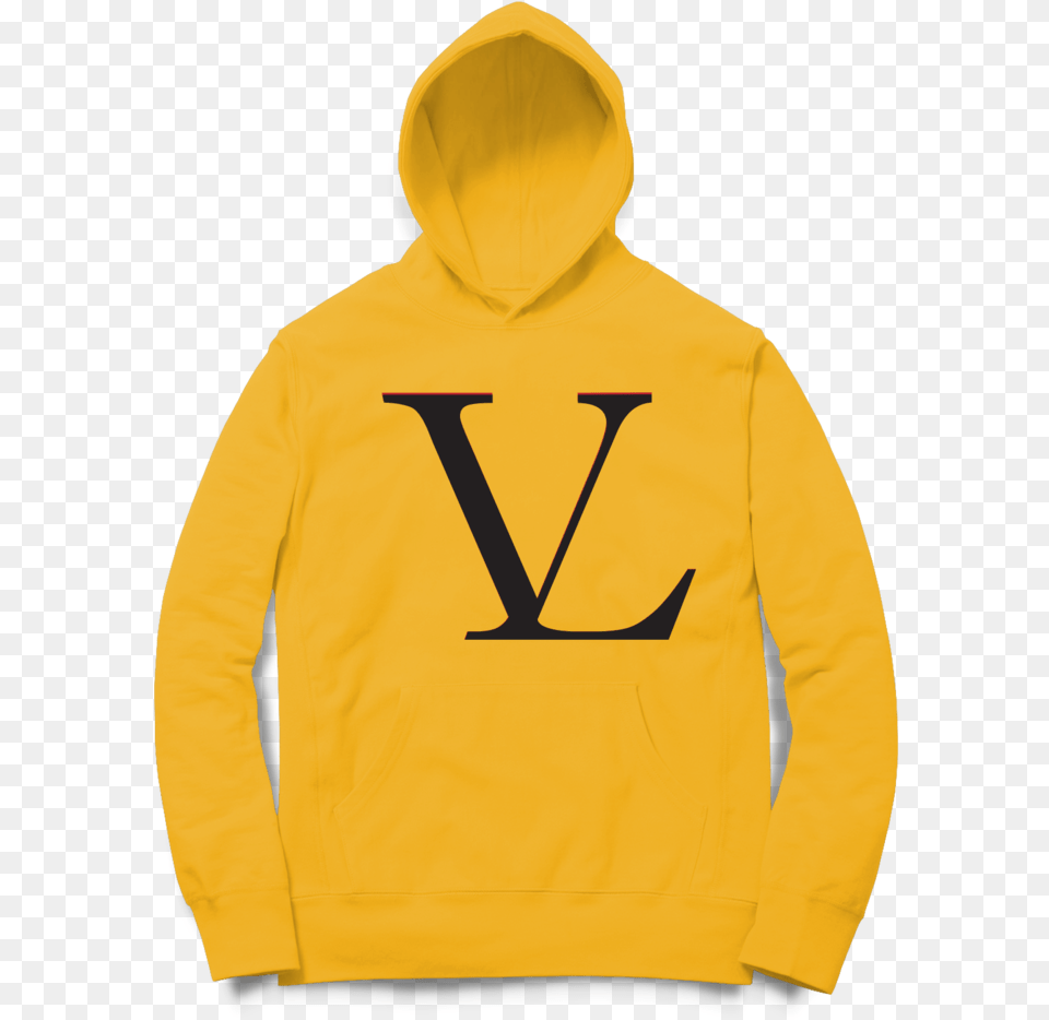 Vl Logo Hoodie Gold S Vampire Life, Clothing, Hood, Knitwear, Sweater Free Png