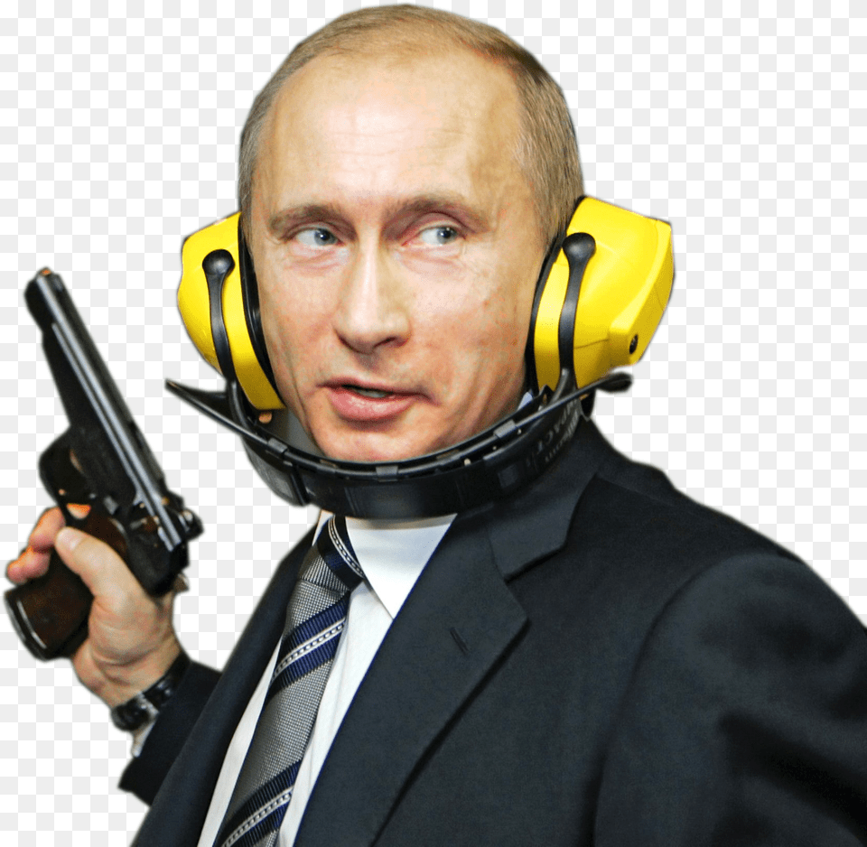 Vladimir Putin, Weapon, Handgun, Gun, Firearm Png